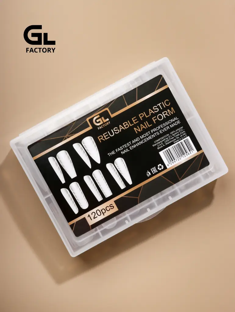 Reusable Plastic Nail Form (120pcs)