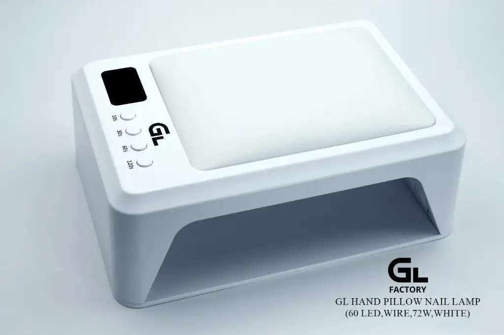 GL Hand Pillow Nail Lamp (60 LED,Wireless,72W,White) 