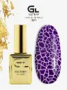 GL 3053 GOLD Gel Polish Craquelure Violet 15 