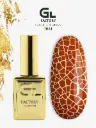 GL 3054 GOLD Gel Polish Craquelure Brown 15