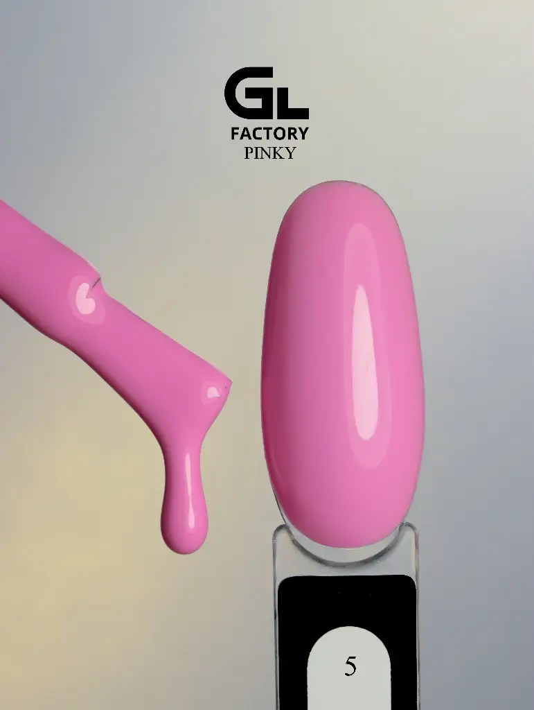 GL 1014 BLACK Black Gel Polish Pinky 05 15g TPO FREE