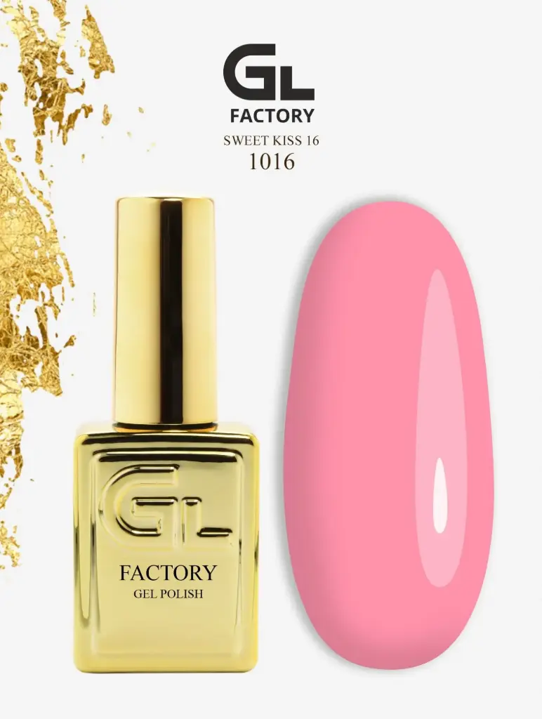 GL 1016 GOLD Gel Polish Sweet Kiss 16 15g TPO FREE