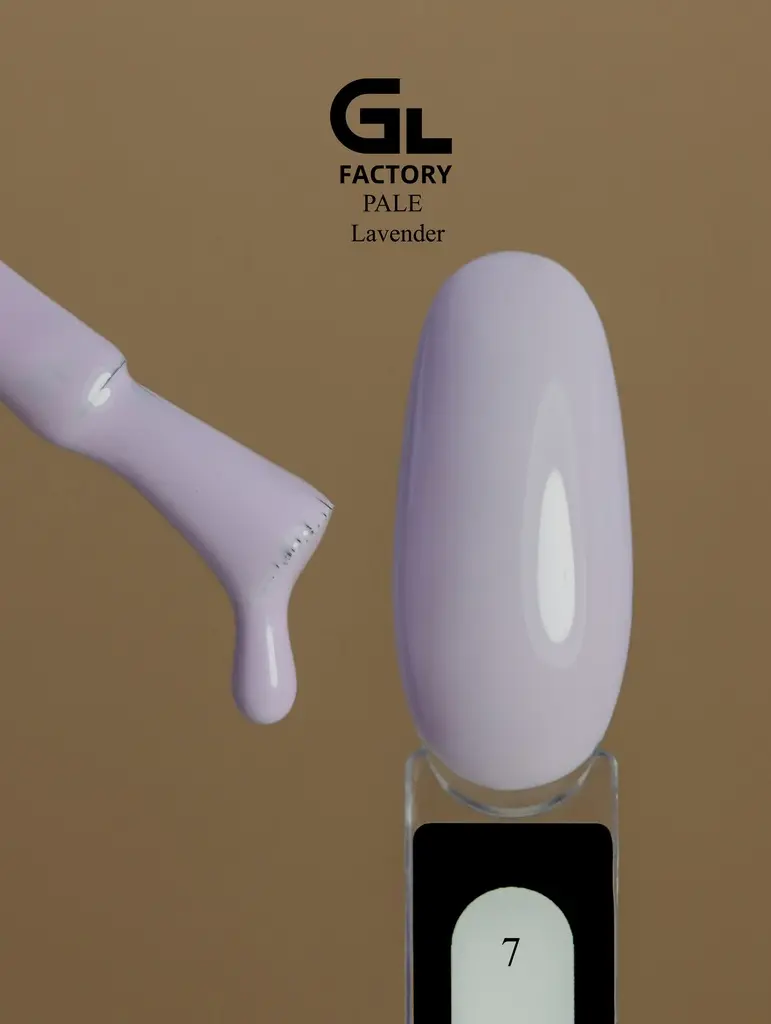 GL 1023 BLACK Gel Polish Pale Lavender 07 15g TPO FREE