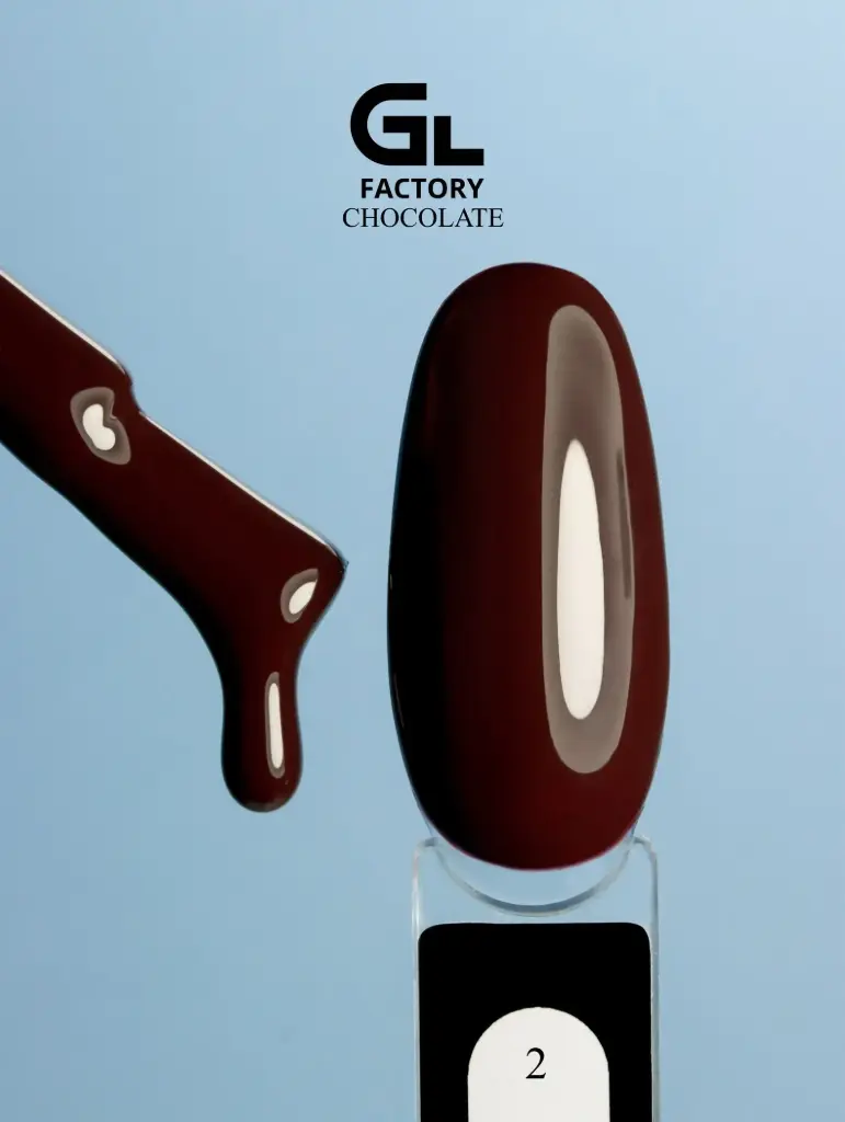 GL 1046 BLACK Gel Polish Chocolate 02 15g TPO FREE