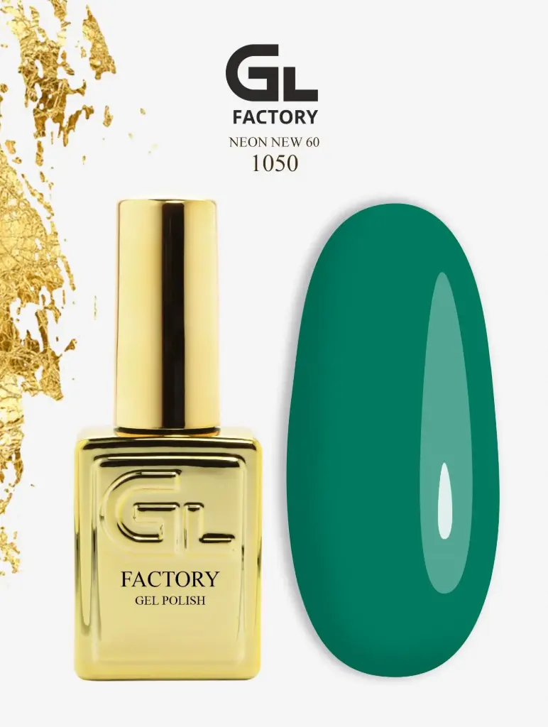 GL 1050 GOLD Gel Polish Neon New 60 15g TPO FREE