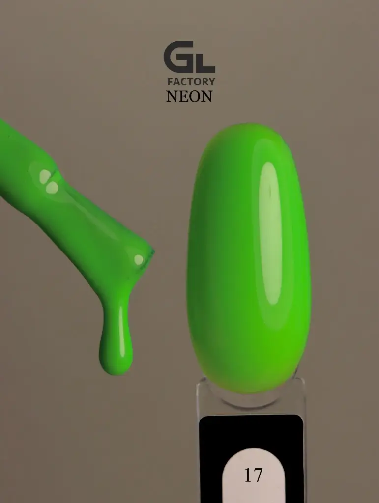 GL 1055 BLACK Gel Polish Neon 17 15g TPO FREE