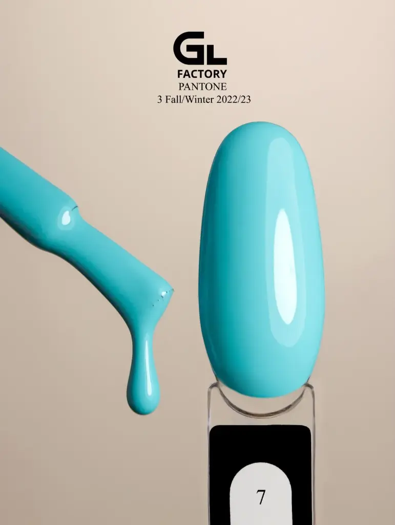 GL 1080 BLACK Gel Polish Pantone 3 Fall/Winter 2022/23 07 15g TPO FREE