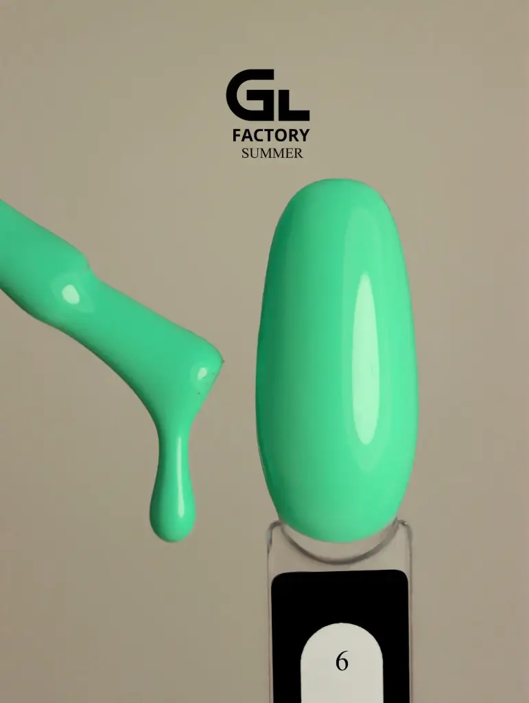 GL 1091 BLACK Gel Polish Summer 06 15g TPO FREE