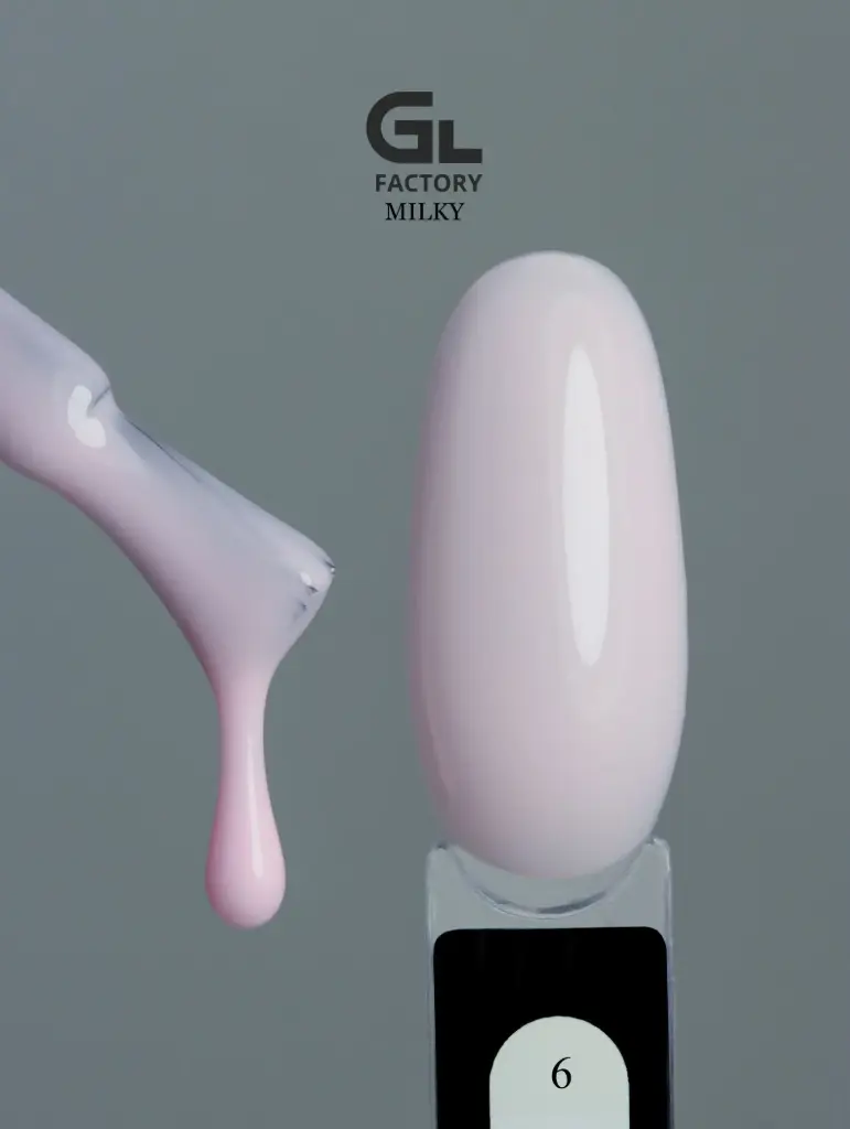 GL 1120 BLACK Gel Polish Milky 06 15g TPO FREE