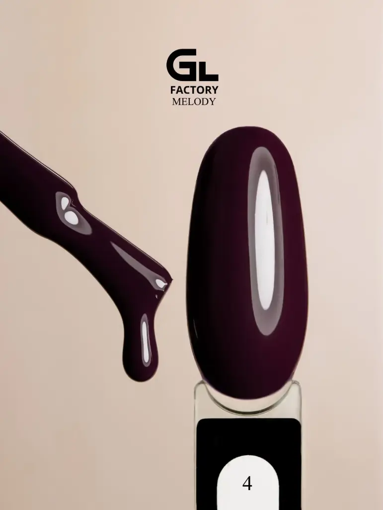 GL 1146 BLACK Gel Polish Melody 04 15g TPO FREE