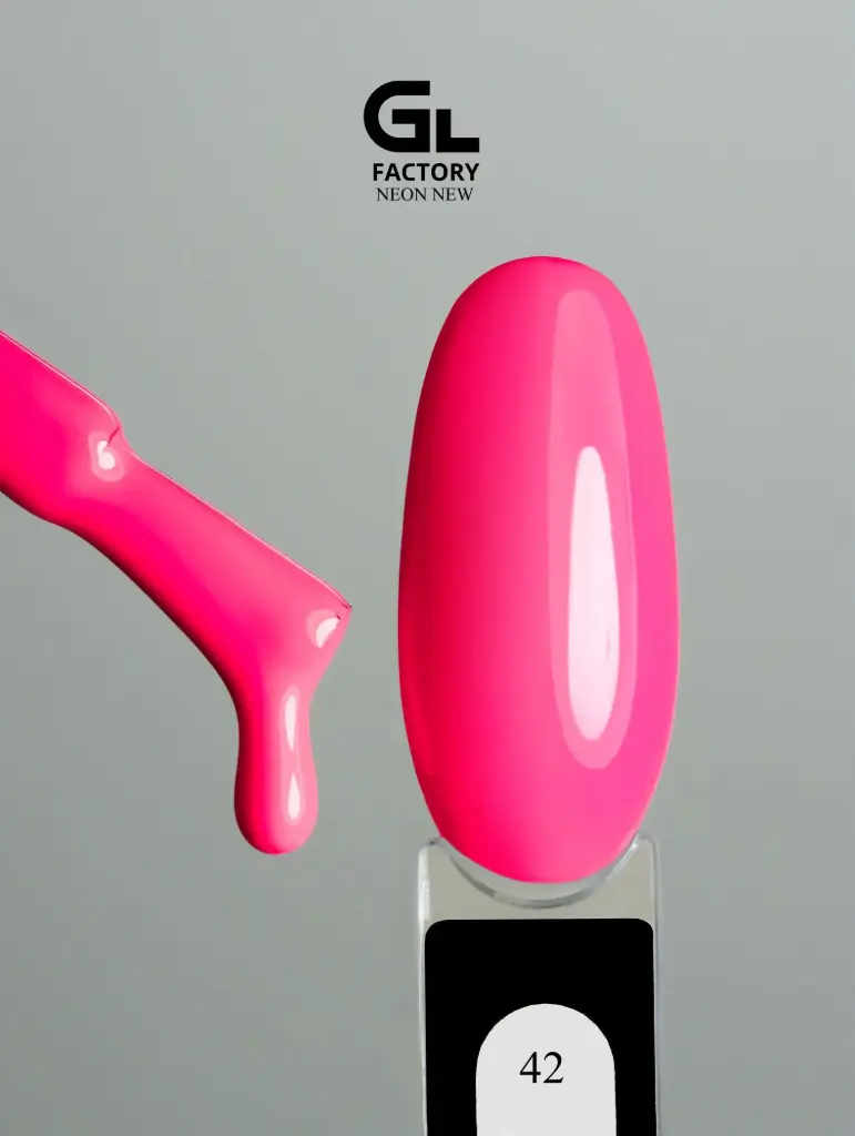 GL 1156 BLACK Gel Polish Neon New 42 15g TPO FREE