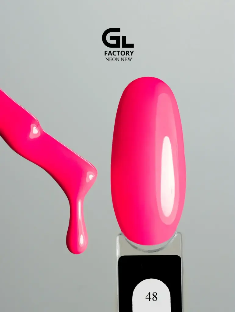 GL 1158 BLACK Gel Polish Neon New 48 15g TPO FREE