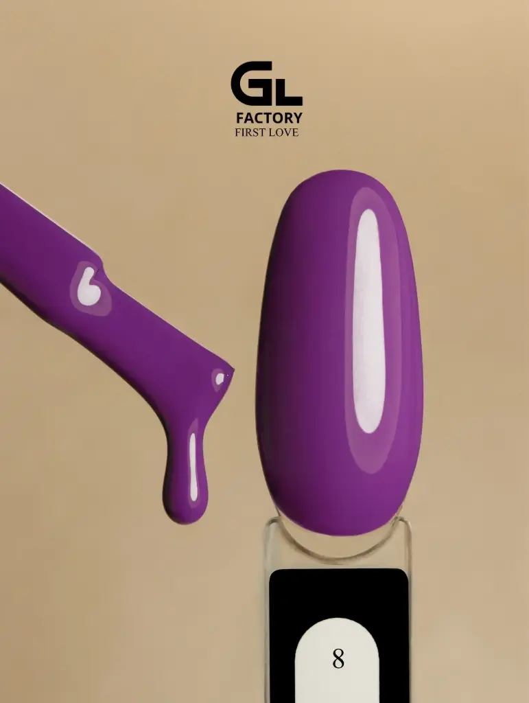 GL 1165 BLACK Gel Polish First Love 08 15g TPO FREE