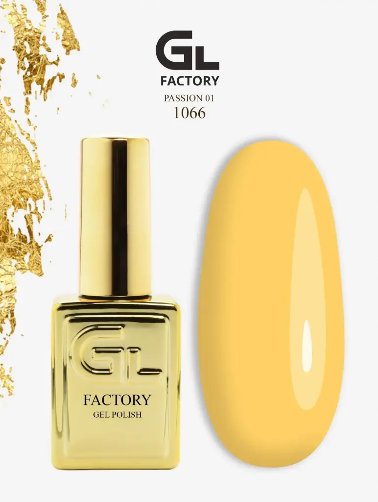 GL 1166 GOLD Gel Polish Neon New 49 15g TPO FREE