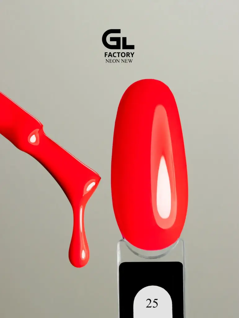 GL 1180 BLACK Gel Polish Neon New 25 15g TPO FREE