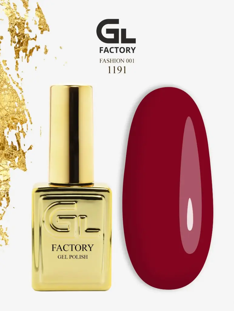 GL 1191 GOLD Gel Polish Fashion 001 15g TPO FREE
