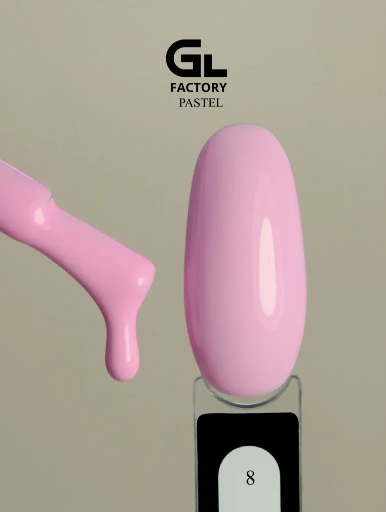 GL 1204 BLACK Gel Polish Pastel 08 15g TPO FREE