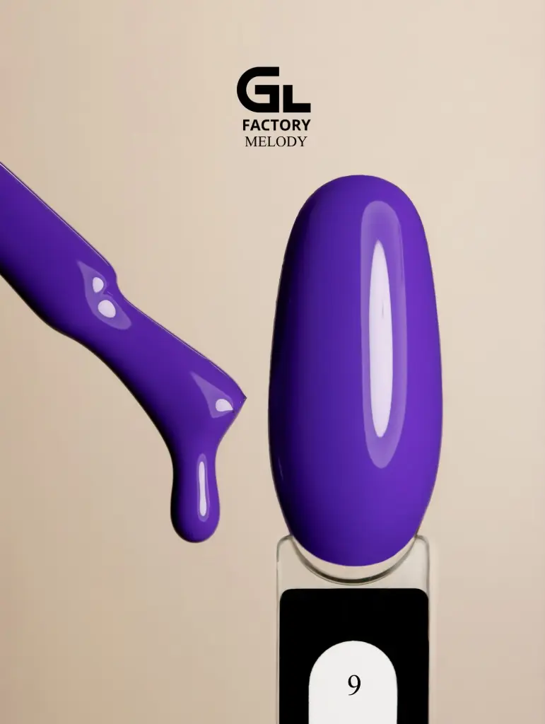 GL 2013 BLACK Gel Polish Melody 09 15g TPO FREE