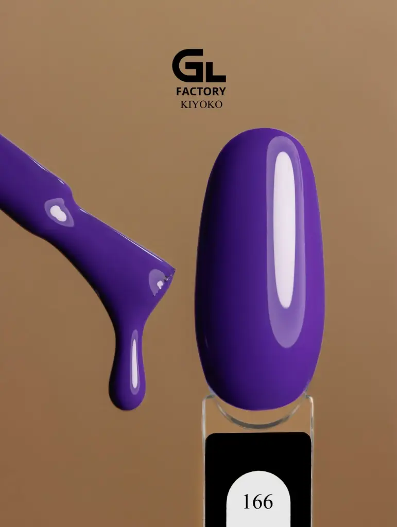 GL 2014 BLACK Gel Polish KiYOKO 166 15g TPO FREE