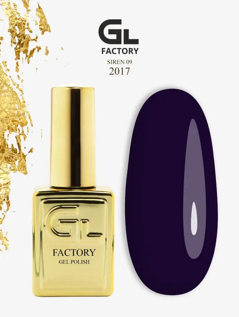 GL 2017 GOLD Gel Polish SiRen 09 15g TPO FREE