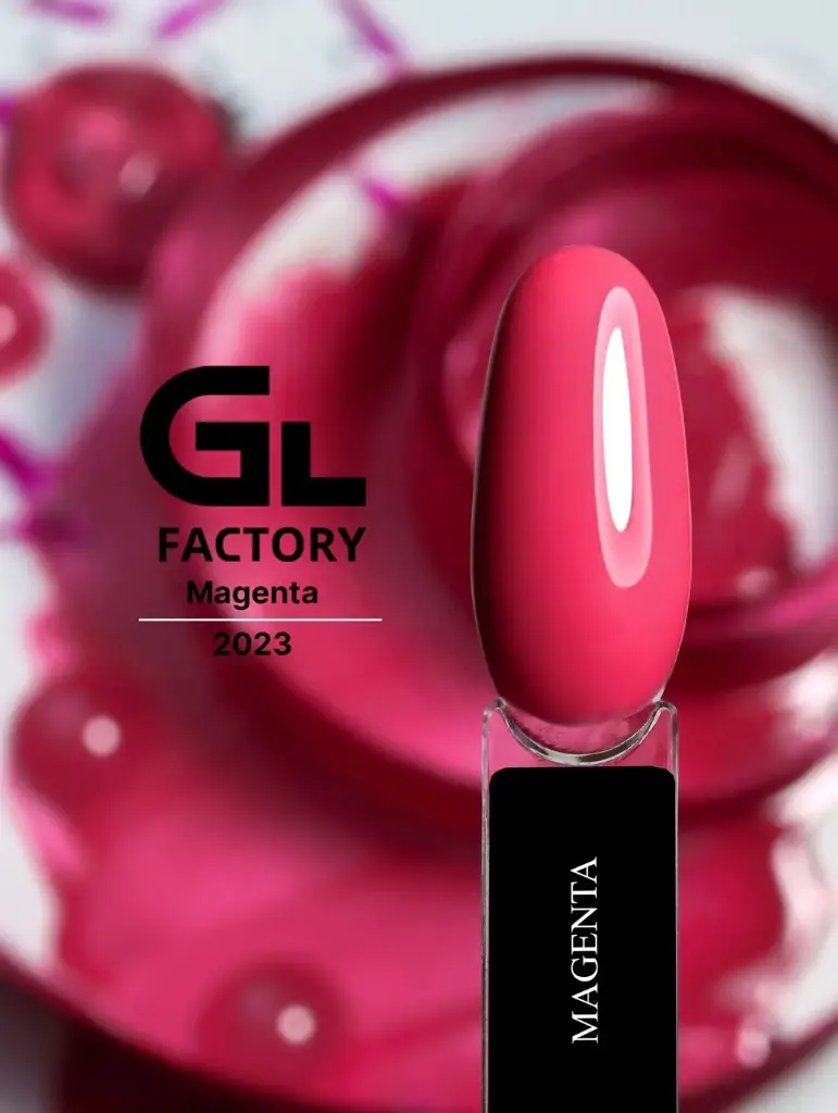 GL 2025 BLACK Gel Polish Magenta 2023 15g TPO FREE