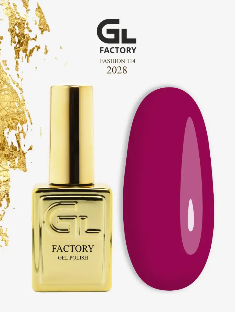GL 2028 GOLD Gel Polish Fashion 114 15g TPO FREE