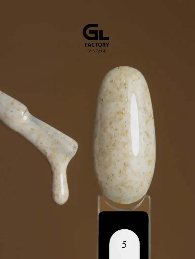 GL 2046 BLACK Gel Polish Vintage 05 15g TPO FREE