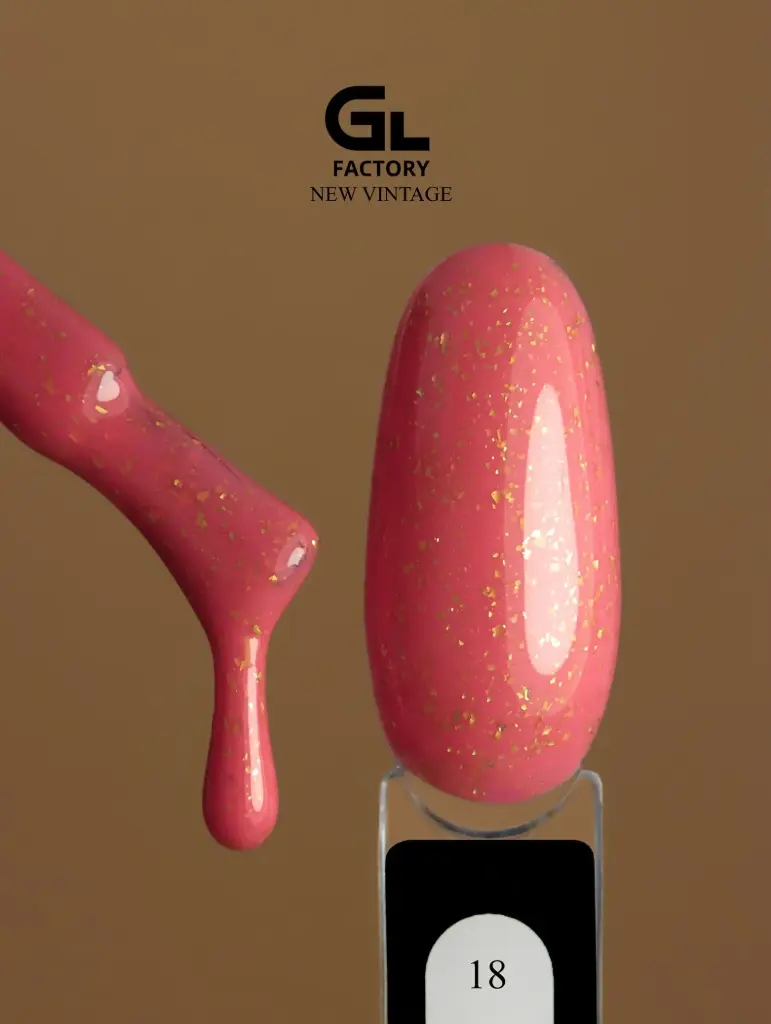 GL 2064 BLACK Gel Polish New Vintage 18 15g TPO FREE