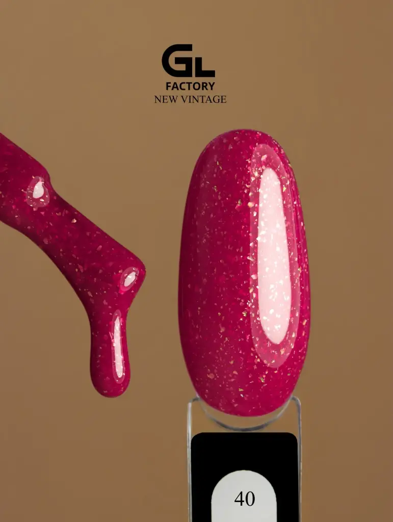 GL 2068 BLACK Gel Polish New Vintage 40 15g TPO FREE