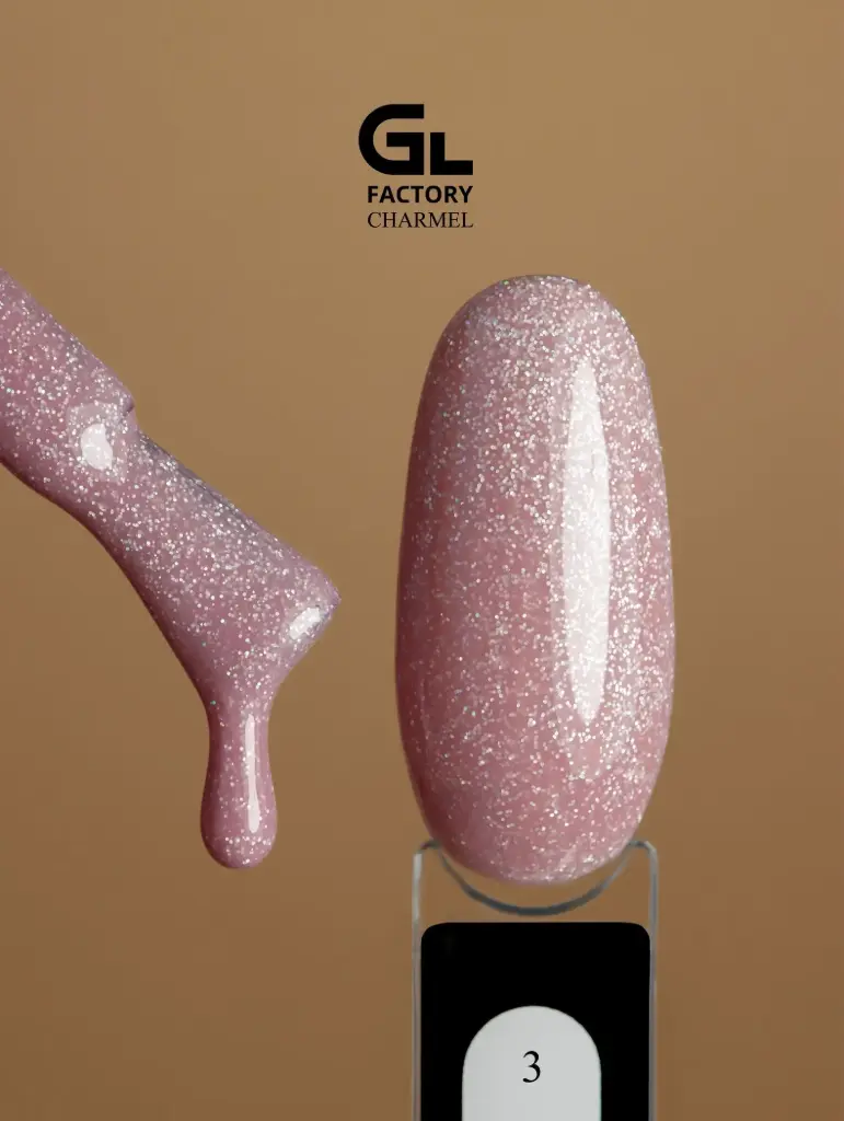 GL 2089 BLACK Gel Polish Charmel 03 15g TPO FREE