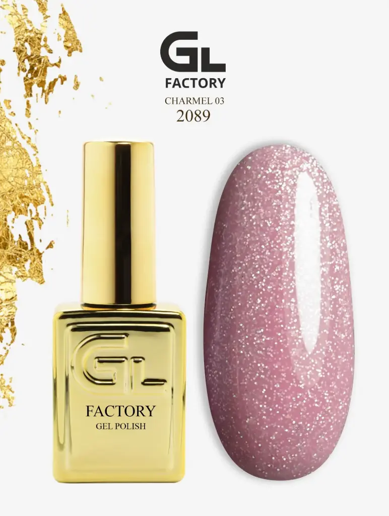 GL 2089 GOLD Gel Polish Charmel 03 15g TPO FREE