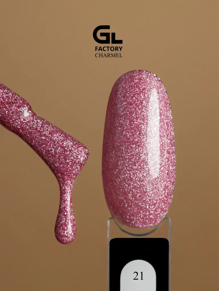 GL 2090 BLACK Gel Polish Charmel 21 15g TPO FREE