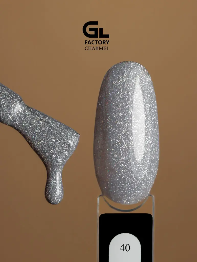 GL 2091 BLACK Gel Polish Charmel 40 15g TPO FREE