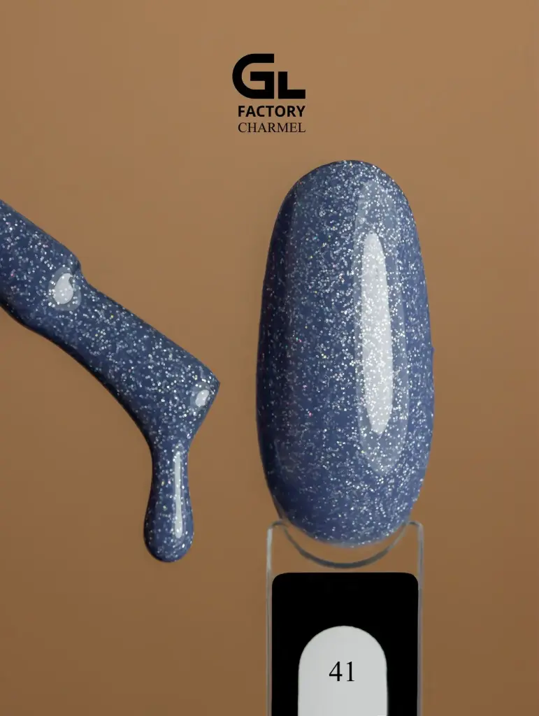 GL 2092 BLACK Gel Polish Charmel 41 15g TPO FREE