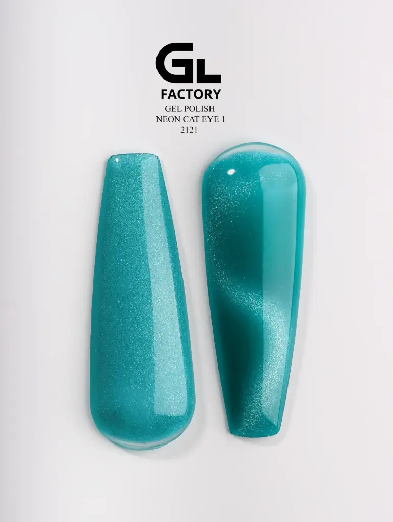 GL 2121 BLACK Gel Polish Neon Cat Eye 01 15g TPO FREE