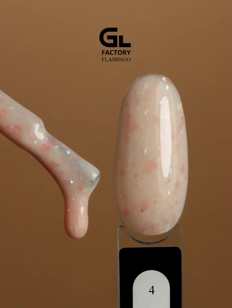 GL 2132 BLACK Gel Polish Flamingo 04 15g TPO FREE