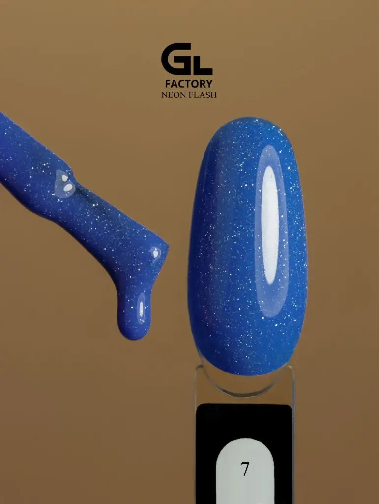 GL 2154 BLACK Gel Polish Neon Flash 07 15g TPO FREE