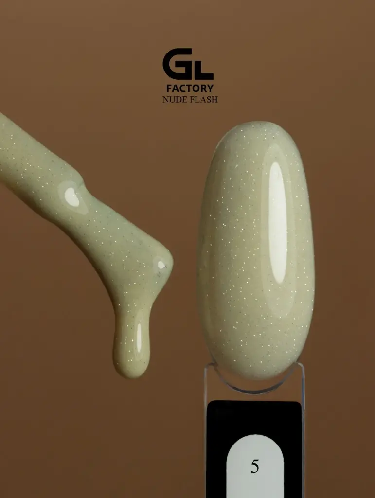 GL 2165 BLACK Gel Polish Nude Flash 05 15g TPO FREE