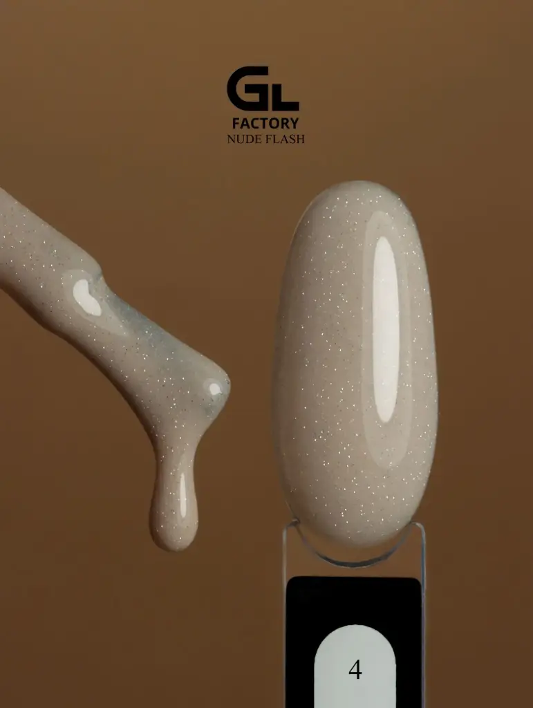 GL 2166 BLACK Gel Polish Nude Flash 04 15g TPO FREE