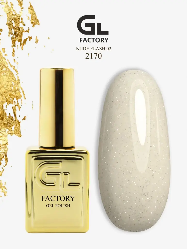GL 2170 GOLD Gel Polish Nude Flash 02 15g TPO FREE