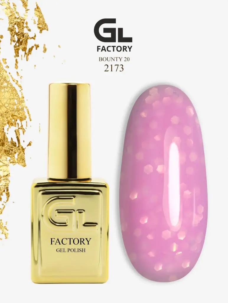 GL 2173 GOLD Gel Polish Bounty 20 15g TPO FREE