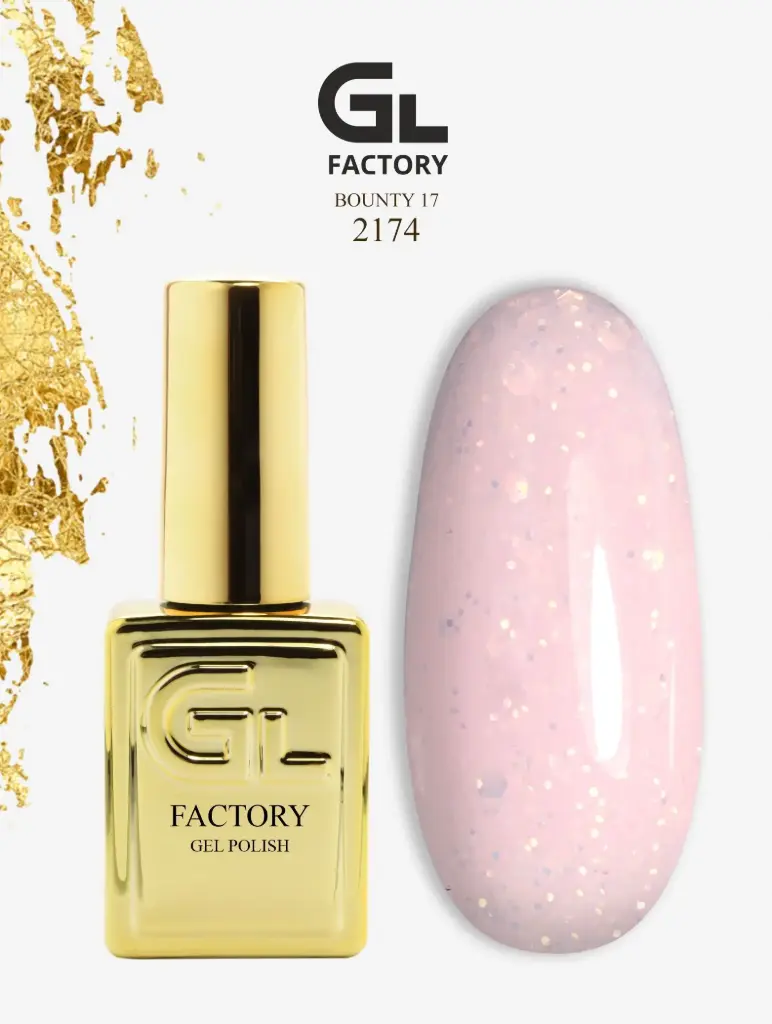 GL 2174 GOLD Gel Polish Bounty 17 15g TPO FREE