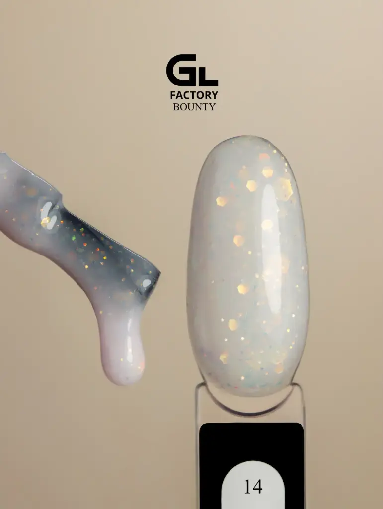 GL 2175 BLACK Gel Polish Bounty 14 15g TPO FREE