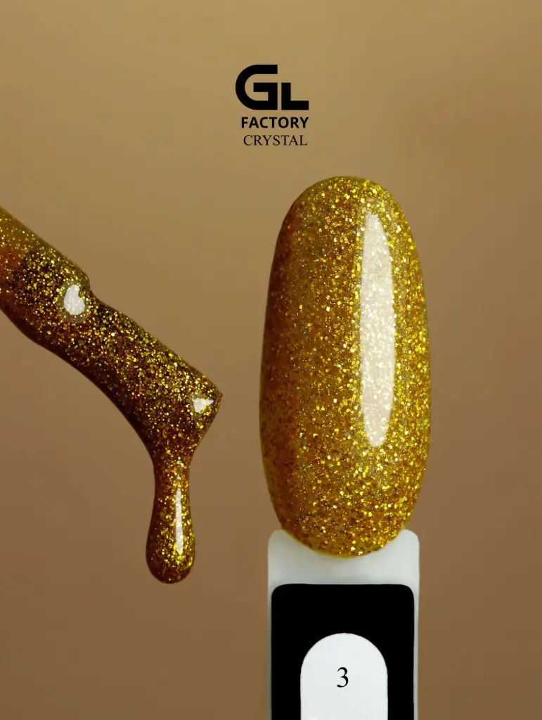 GL 2181 BLACK Gel Polish Crystal 03 15g TPO FREE