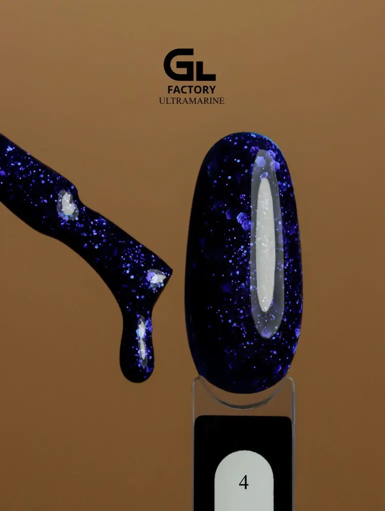 GL 2195 BLACK Gel Polish Ultramarine 04 15g TPO FREE