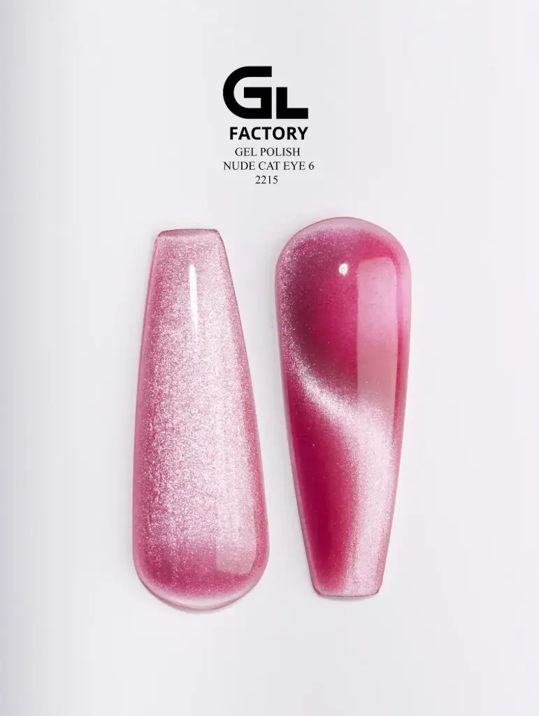 GL 2215 BLACK Gel Polish Nude Cat Eye 06 15g TPO FREE
