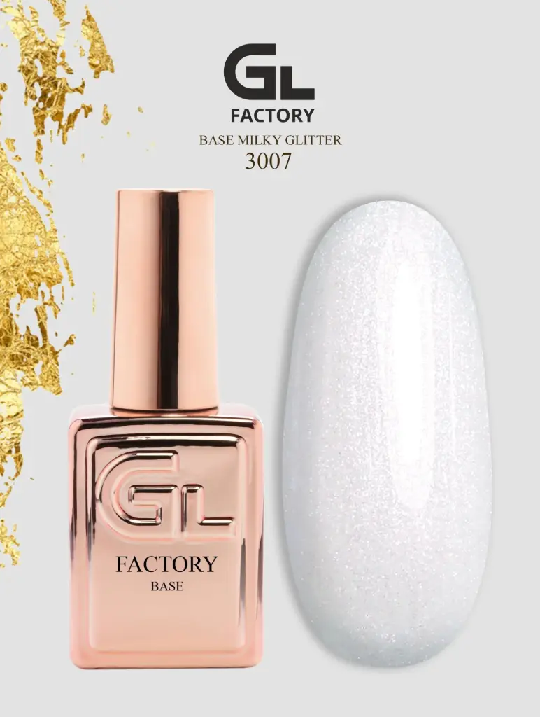 GL 3007 BRONZE Base Milky Glitter 15g TPO HEMA FREE