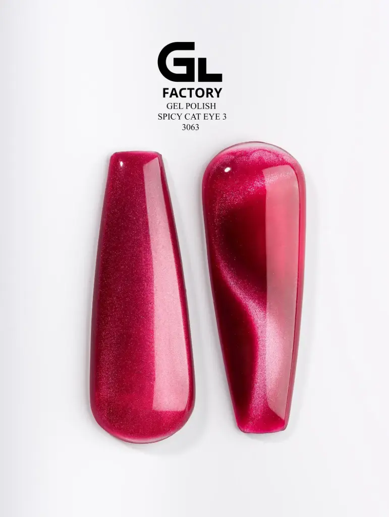 GL 3063 BLACK Gel Polish Spicy Cat Eye 03 15g TPO FREE