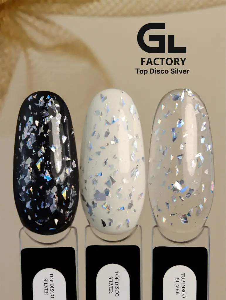 GL 3109 BLACK Top Disco Silver 15g TPO HEMA FREE