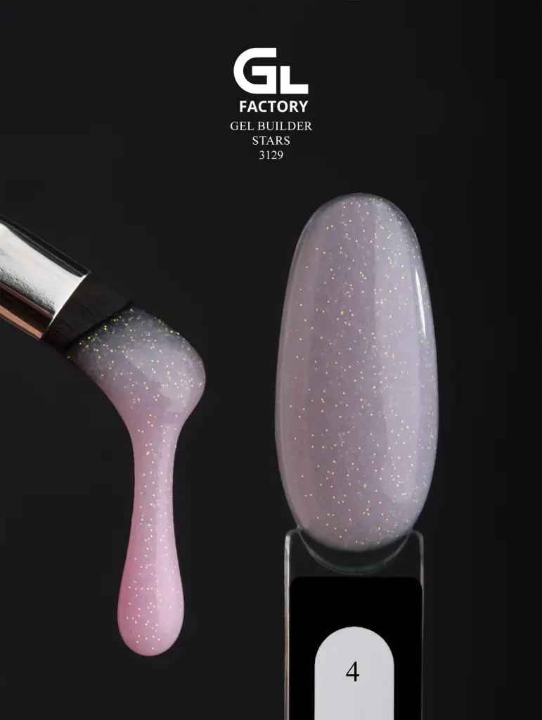 GL 3129 Gel Builder Stars 04 50g TPO HEMA FREE